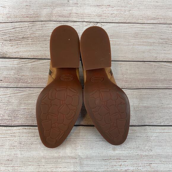 Kork Ease Joelle Womens Sz 9M Ankle Boots Booties Zip Tan - Picture 8 of 9